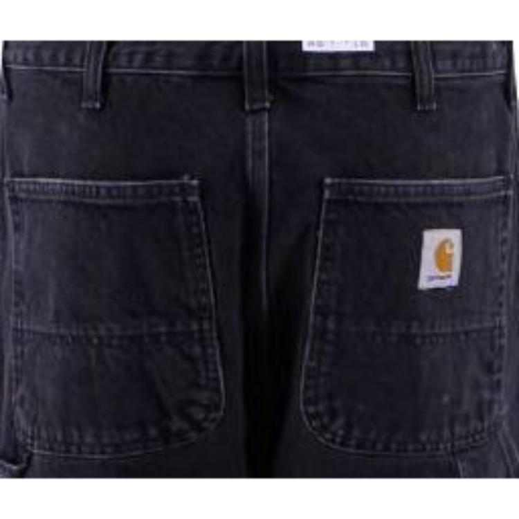 Carhartt WIP Детали Серия Джинсы Прямые Однотонные Мужские джинсы I03202-489-06