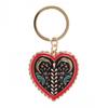 Folk Heart Keyring