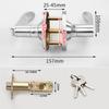 L Handle Lever Door Handle Lock Zinc Alloy Doors Entrance Keyed Locks  Household