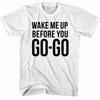 Футболка унисекс с товаром «Wham George Michael Wake Me Up Before You Go Go» в стиле поп-музыки