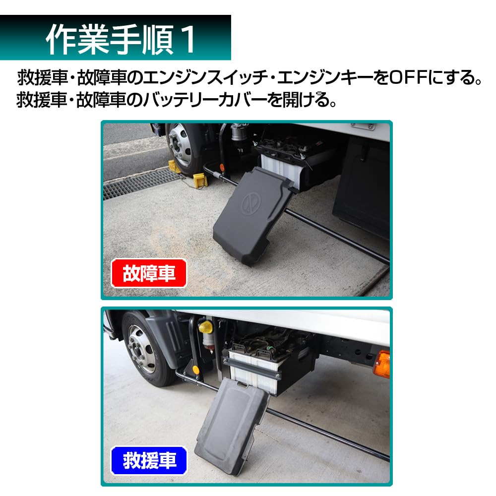 Пусковые провода Meltec BT-12 для дизельных автомобилей и малых грузовиков DC 12В/24В 100А 3,5 м красный/черный