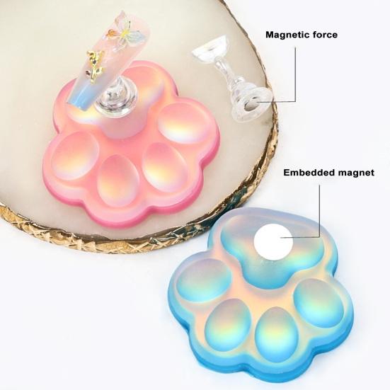 Подставка для практики ногтей, поддержка лап для маникюра, стабильная, экологически чистая кошка для ногтей, для художественной демонстрации навыков