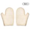 2-Pack Natural Sisal Bath Gloves, Gentle Exfoliating Shower Mitt for Body Care - Softens Skin, Eco-Friendly Spa Scrubber, Classic Renewing Scrub