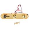 Guitar Control Plate Metal for TL Chrome Plated Prewired Circuit Board Replacement Accessories