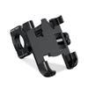 Aluminum Alloy Phone Holder: Anti-Shake Mount for Motorcycles, E-Bikes, and Bicycles.