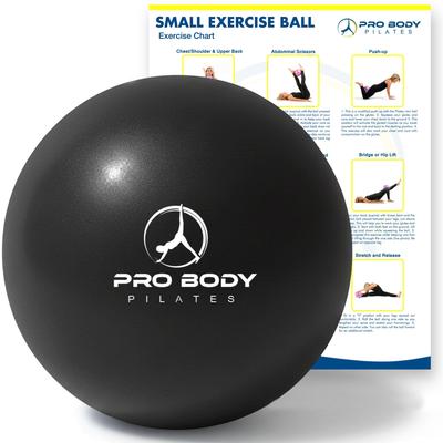 ProBody Pilates Мини-мяч для упражнений - 9 дюймов Маленький мяч Бендера для стабильности, Барре, Пилатеса, Йоги, Тренировки кора и Физиотерапии