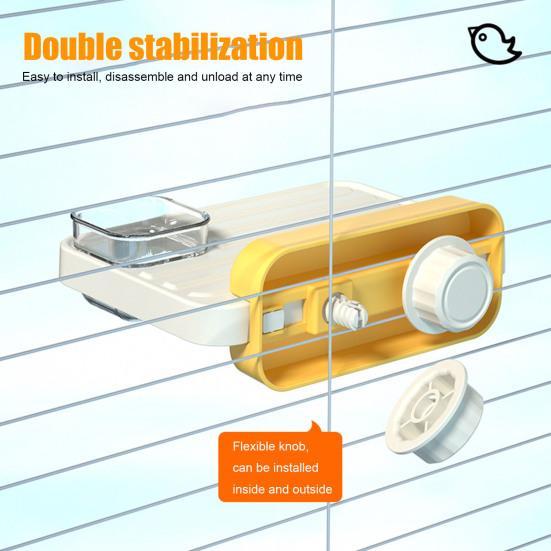 Платформа для жердочки для птиц Пластиковая подставка для жердочки для попугаев Полка с кормушкой Аксессуары для клетки для попугаев Кореллы Неразлучники Волнистые попугайчики