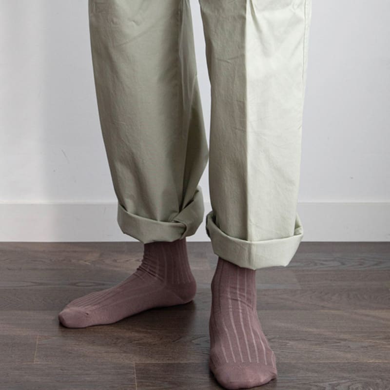 REDSSOCKSOO rss signature lip socks rssw095_BROWN