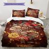 TBOI Horror Cartoon Bedding Quilt Set Quilt Cover Pillowcase Home Decoration Birthday Gift (1 * Duvet Cover + 2 * Pillowcase, Without Core)