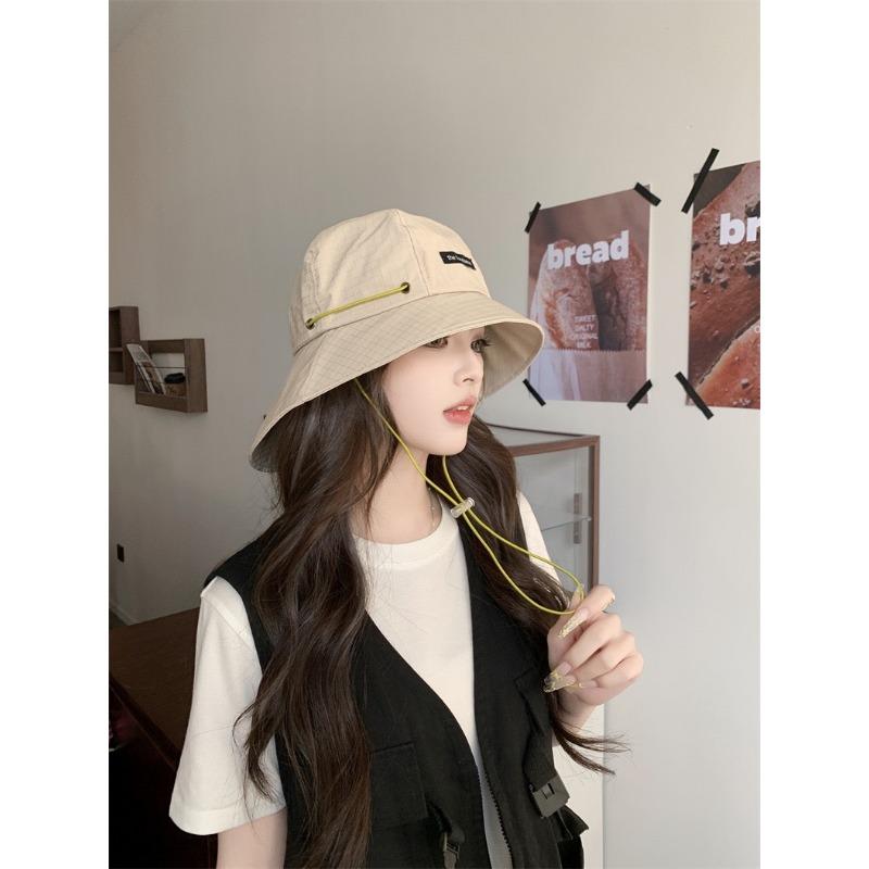 Men's Women's Summer Outdoor Camping Neck Protection Basin Hat Japanese Style Large Eave Sunshade Leisure Sun Protection Waterproof Hat