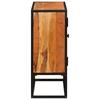 Beta Natural Sideboard with Doors 70 x 30 x 75 cm Solid Acacia Wood