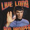STAR TREK Unisex Adult Original Live Long and Prosper T-Shirt
