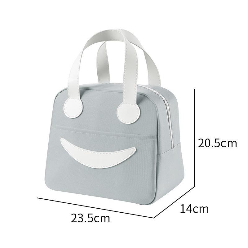 Прочная термоизолированная сумка для ланча: Милый, Простой, Утепленный Дизайн для Улицы и Поездок на Работу