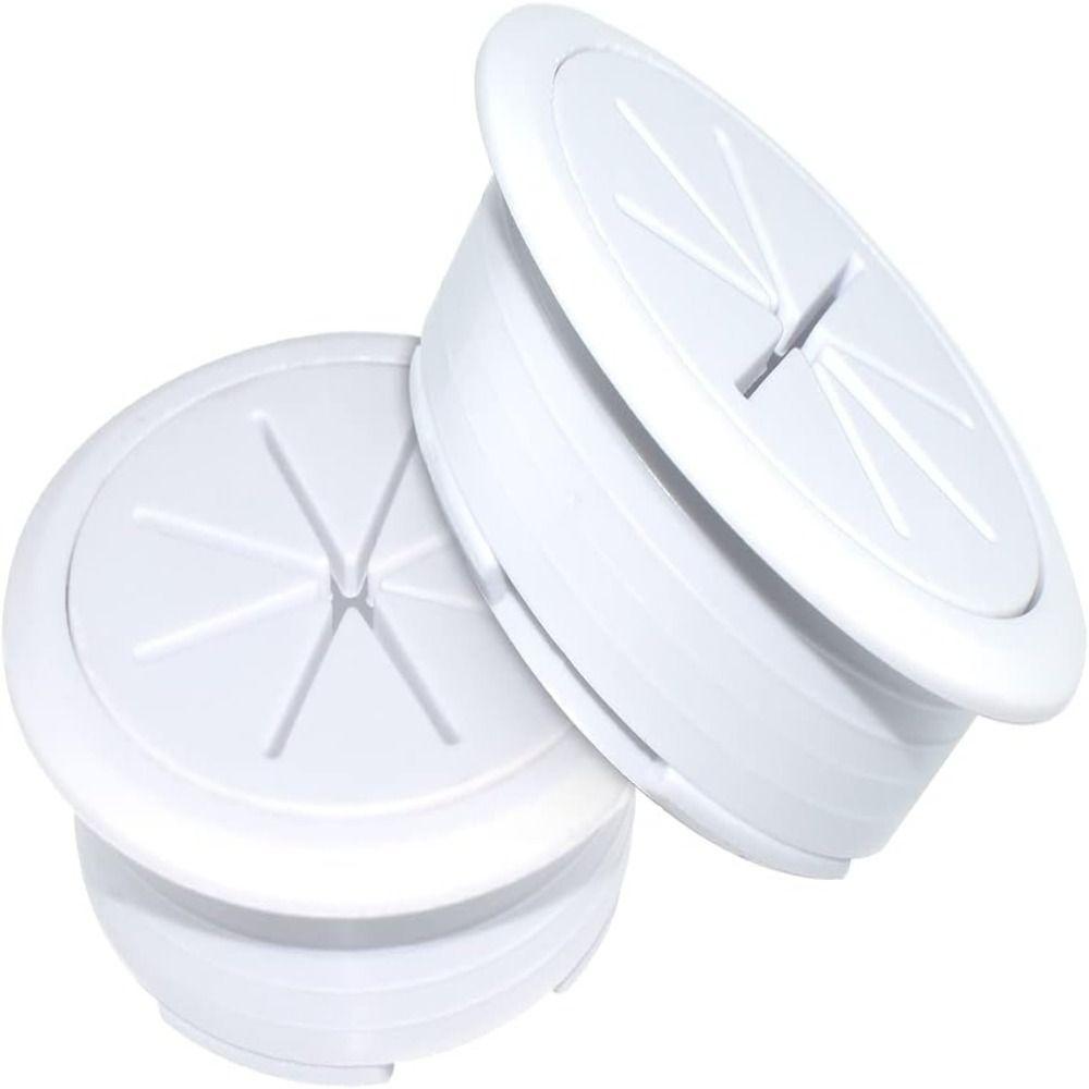 2 шт. Пластиковые люверсы для стола, круглые отверстия для проводов, прочная крышка для офиса