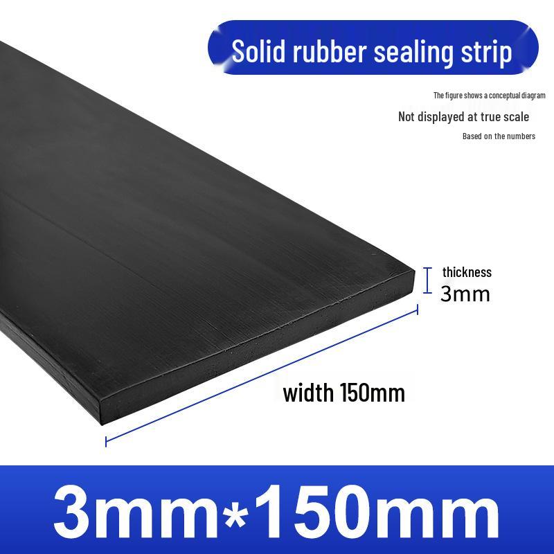 Nitrile Rubber Strip: Oil & Pressure-Resistant Shock Absorbing Glass Pad for Sealing & Joint Support
