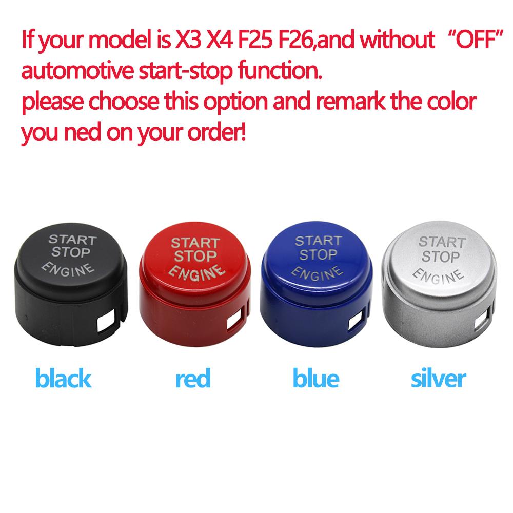 Start Stop Engine Ignition Switch  Push Button For BMW 3 5 6 7 Series F10 F11 F01 F02 F07 F06 F12 F25 F30 F34 F45 F48 G11