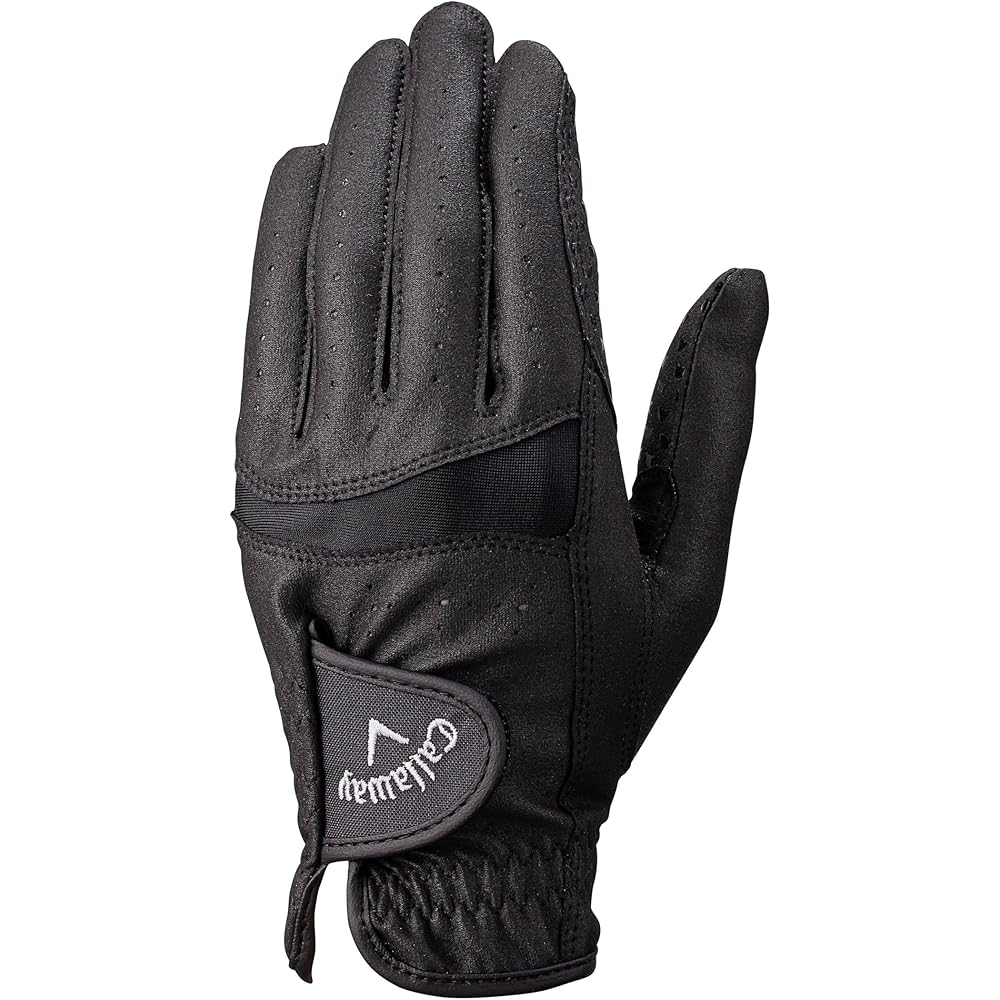 Женские перчатки Callaway Hyper Grip Dual Черные 21 см Размер для обеих рук