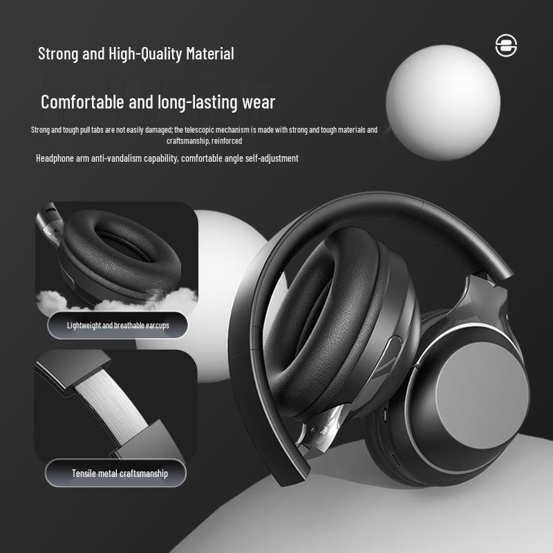 Bluetooth-наушники WH100: Сверхдолгий режим ожидания, Шумоподавление, Полноразмерные, Беспроводные - В наличии