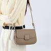 Genuine Leather Bag Fashionable Single-shoulder Crossbody Bag High-end and Versatile Saddle Bag