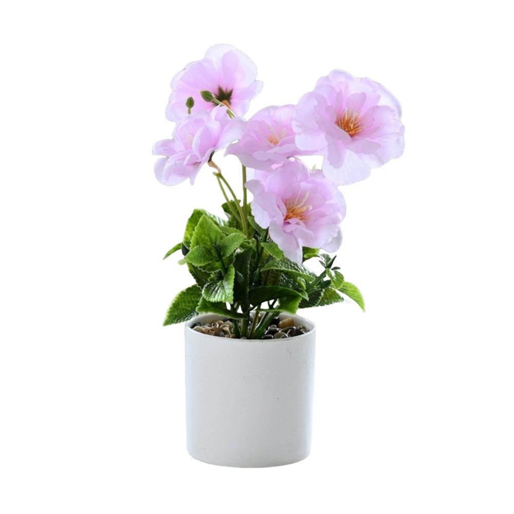 Sunflower Plant Simulation Bonsai Placement Fake Plant Flowerpotted Artificial Flower Party Decor