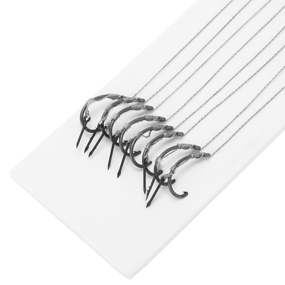 Barbed European Lure Feeder Rig Nylon Carp Fishing Hooks Saltwater Fishing