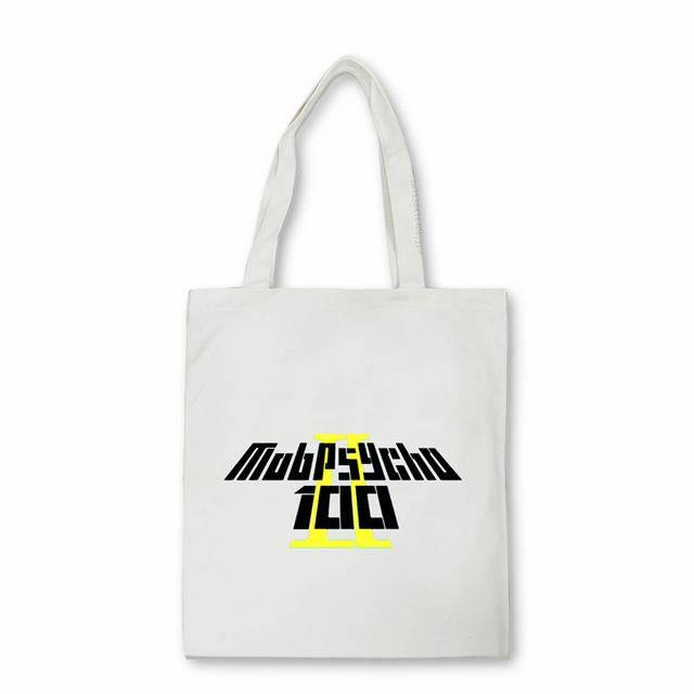Mob Psycho 100 аниме сумка-шоппер многоразовая студенческая сумка для книг модная холщовая сумка сумки большой вместимости сумки Shigeo Kageyama