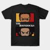Мужская черная футболка с принтом The Boondocks Печать на трансферной бумаге без вырезания Хлопковая футболка