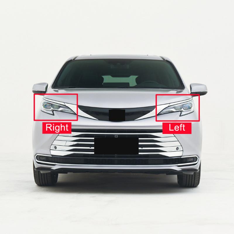 Для Toyota SIENNA 2021 2022 2023 Автомобильный корпус фары Крышка фары Стекло фары Автомобильная крышка корпуса