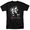 Футболка X-Files Малдер Скалли Мужская Лицензированная ТВ-шоу Инопланетянин НЛО Ретро Черная