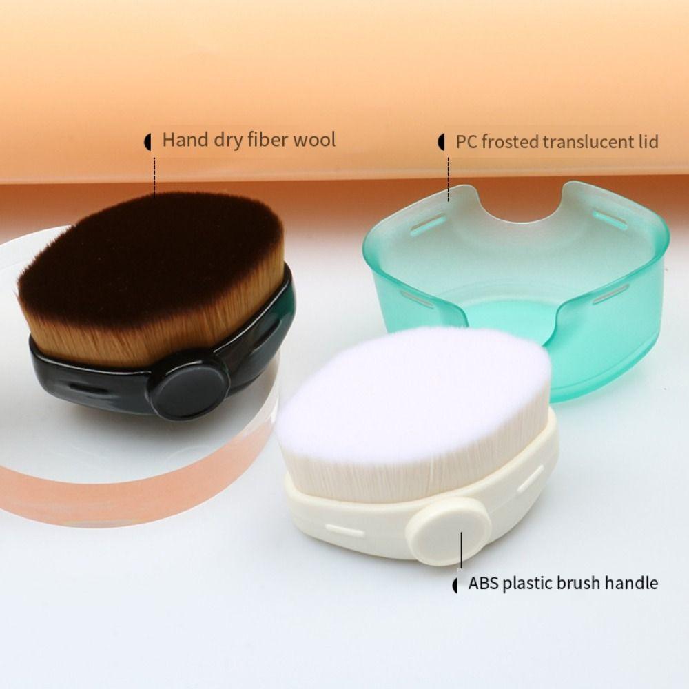 Professional Kabuki Makeup Brush Soft Contour Silhouette Brush Face Seamless Base Brush  Women