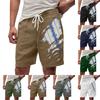 Мужские летние большие повседневные свободные спортивные брюки пляжные шорты