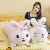 Lying Down Rabbit Plush Toy Sleeping Throw Pillow Cute Long Bed Children Doll Birthday Girl