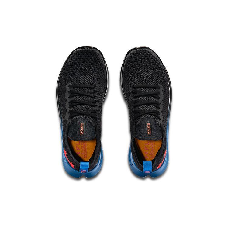 Under Armour Flow Velociti SE Comfortable Fabric Low-Top Casual Running Shoes Women Sneaker Black Blue 3025711-010