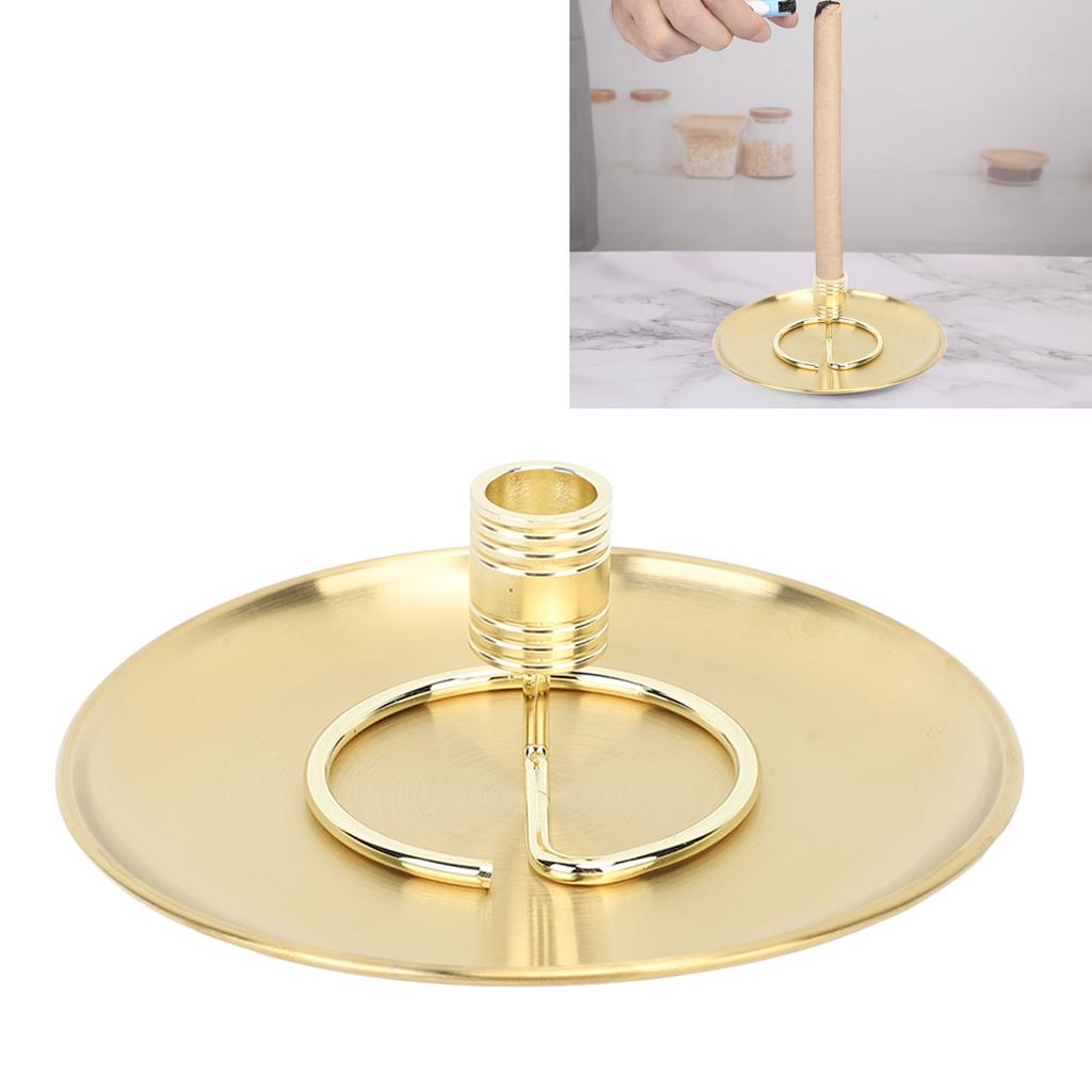 Подставка-держатель для палочек моксы, круглая, из нержавеющей стали, устойчивая, безопасная, компактная, лоток для моксотерапии, для дома