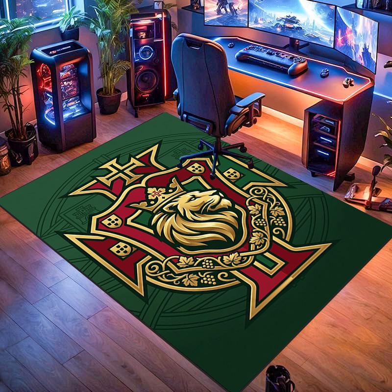 Heritage Royal Emblem carpet printing Living room and bedroom mats Doormat Office chair cushion Bathroom mat