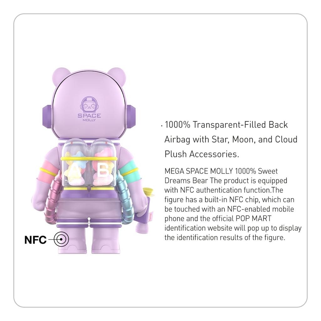 POP MART МЕГА КОСМОС Сладкие мишки мечты MOLLY1000%