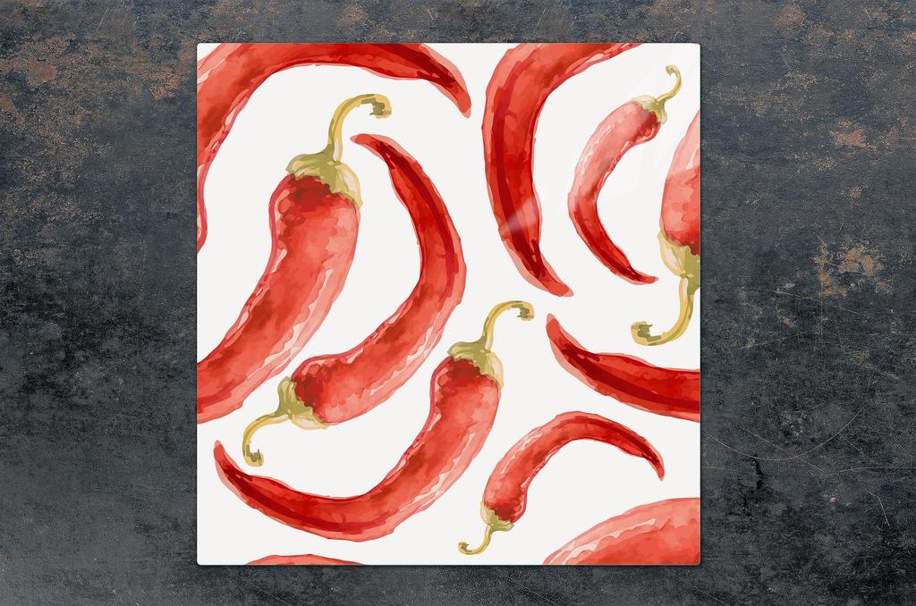 Glass stovetop protector 50x52 Chili