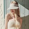 Складная широкополая пляжная шляпа с козырьком от солнца для женщин, летняя защита от УФ-излучения, бесшовная, сверхлегкая, пустая верхняя шляпа от солнца