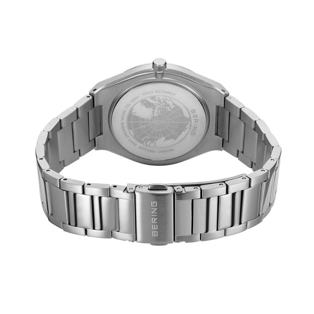 Мужские часы Bering Classic Link, серебристые, 17639-702