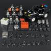 MOC Black SWAT Small Pellet Building Block Doll Police Car Off-road Vehicle Boy Military Set Building Toy
