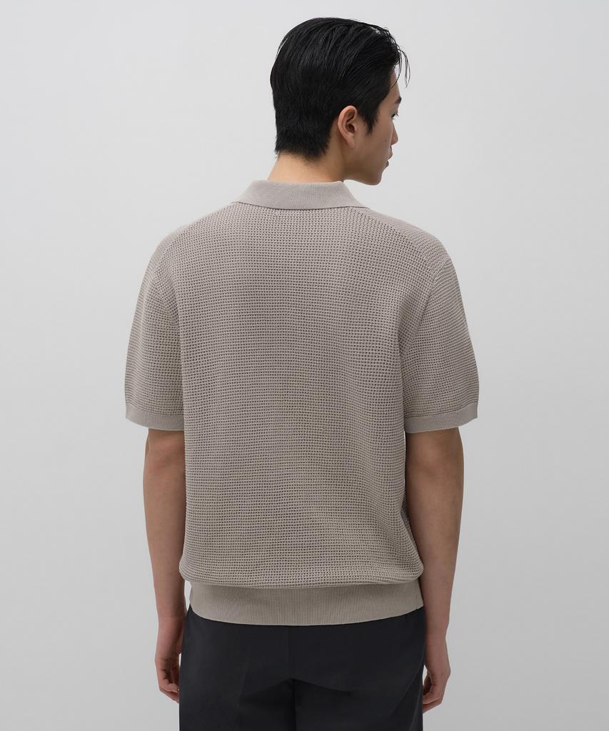 MUSINSA STANDARD Crocheted Knitted Polo Shirt [Mushroom]
