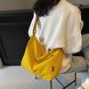 2025 New Casual Cloth Bag, Foreign Lazy Style Bag, Women's Shoulder Crossbody Niche Design Commuter Tote Bag
