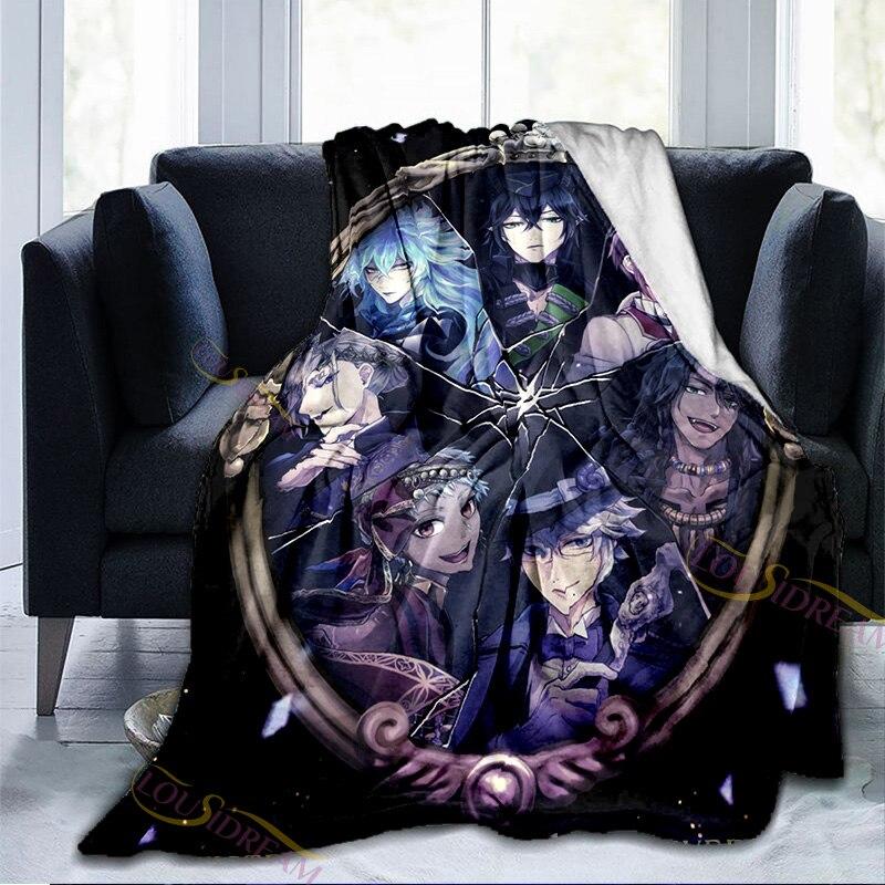 Одеяло из мультфильма «Страна чудес» NRC, школьная серия приключенческих игр, фланелевое одеяло для дивана, дивана, уютное плюшевое одеяло для детей