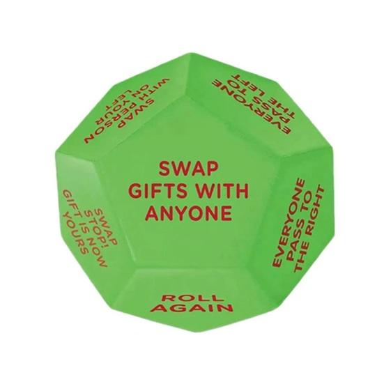 Шт. Веселая игра для вечеринки обмена подарками Кубики Санта Обмен подарками