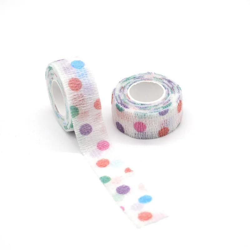 Милый мультфильм дети палец эластичный бинт студенты пишут противоизносный самоклеящийся защитный кончик пальца ткань палец лента