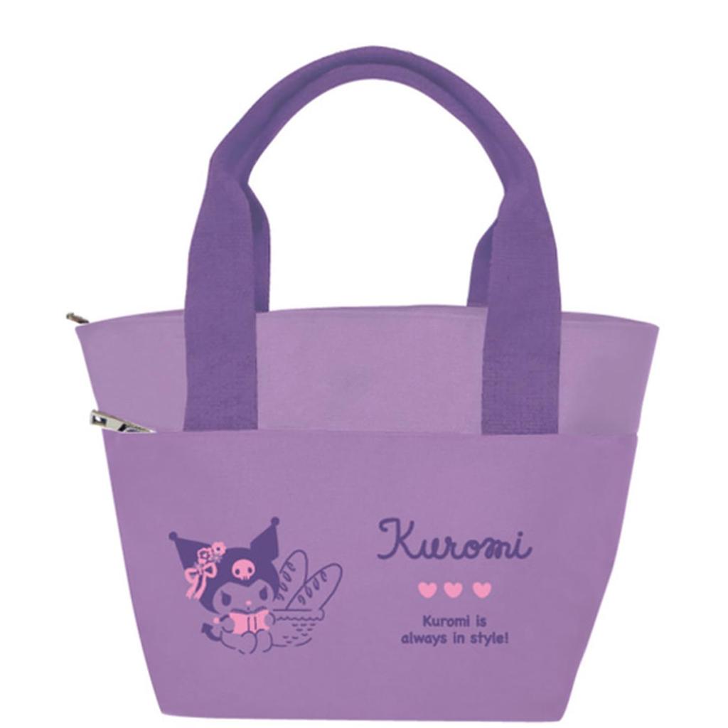 K Company Sanrio Characters Pocket Cooler Bag Kuromi CPO6-KU H18.5×W33.5×D16cm
