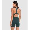 Gymshark Vital бесшовный короткий боди Woodland Green Marl B9a8y Ebtf
