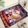1PC Custom Name Christmas Magic Night Theme Floor Mat Ideal for Living Room, Game Rooms, Office, Bedroom,Floor Mat Playful Design