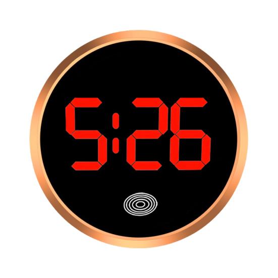 Автомобильные цифровые часы на приборной панели, автомобильные часы со светодиодным дисплеем времени, сенсорные часы для автомобиля, наклейка на часы для приборной панели автомобиля