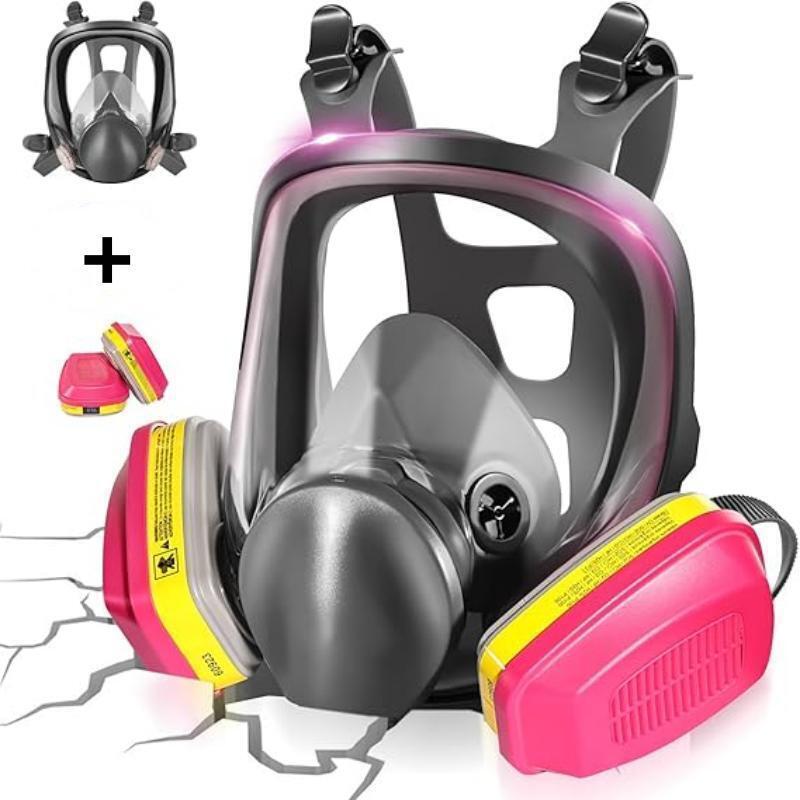 6800 Protective Gas Mask for Paint, Dust, Chemical, Pesticide, Decoration, and Grinding Safety
